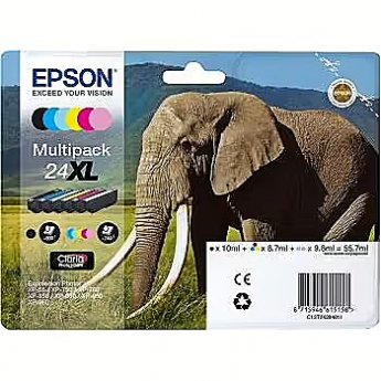 Epson Ink Epson Multipack 6-colours 24XL Claria Photo HD