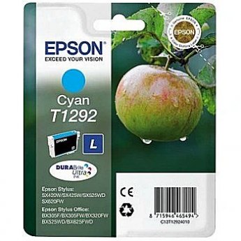 Epson Ink Epson T129 cyan BLISTER | Stylus SX425W/SX525WD/BX305F/BX320FW/BX625FWD