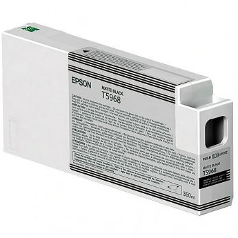 Epson Singlepack Matte Black T59680N UltraChrome HDR 350 ml | Epson Epson | T5968 | Epson T5968 - matte black - original - ink cartridge | Ink cartridge | Matte black