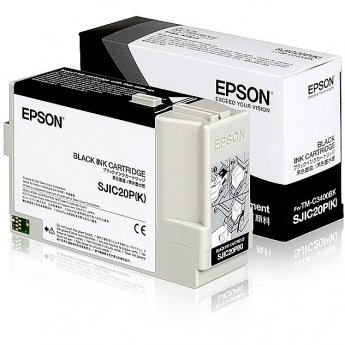 Epson SJIC20P(K) BLACK INK CARTRIDGE OR TM-C3400BK
