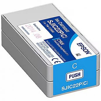 Epson SJIC36P-C INK CARTRIDGE C6000 SERIES CYAN