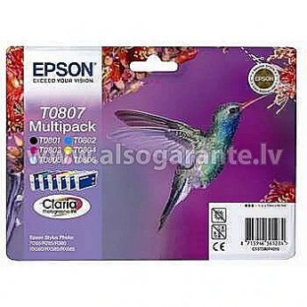 Epson T0807 MULTIPACK INK CARTRIDGE