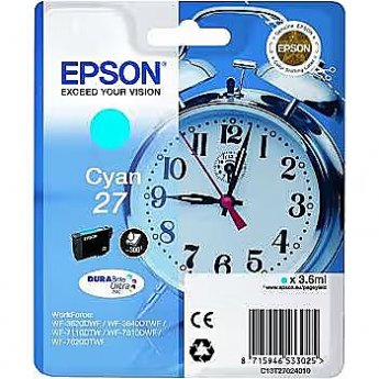 Epson T2702 Singlepack Cyan 27 DURA Brite Ultra Ink