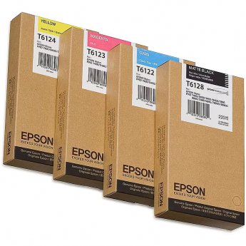 Epson T612400 Ink cartrige,  Yellow, Singlepack, 220 ml