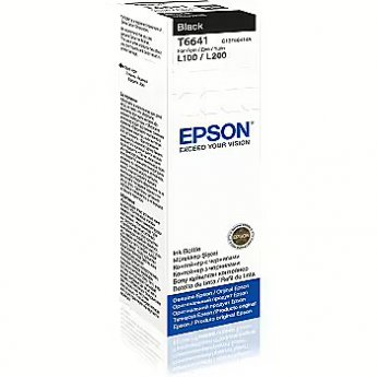 Epson T6641 BLACK INK BOTTLE 70ML
