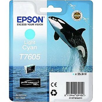 Epson T7605 Light Cyan ink 26ml