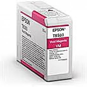 Epson T85030N Singlepack ink, Vivid Magenta | Epson Epson | T8503 | Epson T8503 - vivid magenta - original - ink cartridge | Ink cartridge | Vivid magenta