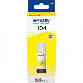 Epson TIN Epson Tinte 104 EcoTank C13T00P440 Gelb bis zu 7.500 Seiten