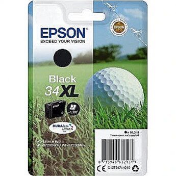 Epson TIN Epson Tinte 34XL C13T34714010 Schwarz bis zu 1.100 Seiten