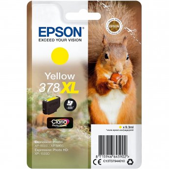 Epson Tinte 378XL C13T37944010 Gelb bis zu 830 Seiten