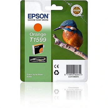 Epson Tinte 5LB T1599 ink cartridge orange standard capacity 1-pack blister without alarm Stylus Photo R2000