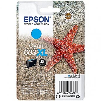 Epson Tinte 603XL C13T03A24010 Cyan bis zu 350 Seiten