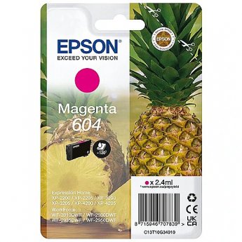 Epson Tinte 604 C13T10G34010 Magenta bis zu 130 Seiten