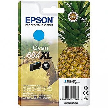 Epson Tinte 604XL C13T10H24010 Cyan bis zu 350 Seiten