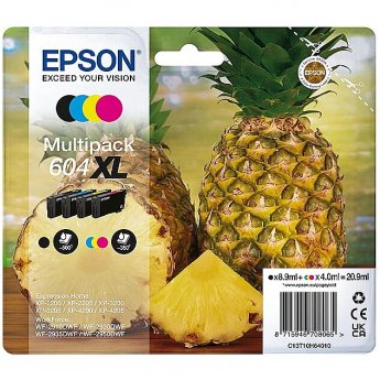 Epson Tinte 604XL C13T10H64010 Multipack (BKMCY) bis zu 350 Seiten