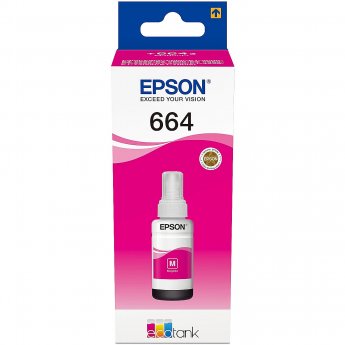Epson TinteT6643 MAGENTA BOTTLE ECO TANK NACHFÜLLTINTE 70ML
