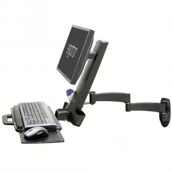 Ergotron 200 Series Combo Arm with Keyboard tray, up to 24"