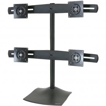 Ergotron DS100 Quad-Monitor Desk Stand, up to 24"