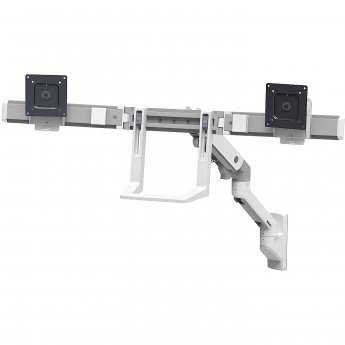 Ergotron HX Dual Monitor Wall Mount Arm, up to 32"
