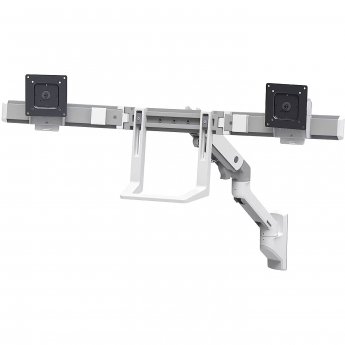 Ergotron HX Dual Monitor Wall Mount Arm, up to 32"