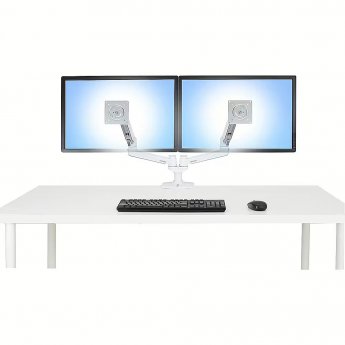 Ergotron LX Dual Monitor Arm, Side-by-Side, up to 27"
