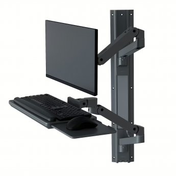 Ergotron LX Pro Wall Mounted Computer Workstation, up to 34"