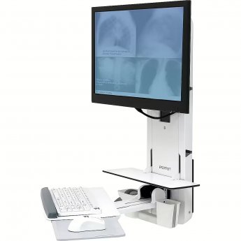 Ergotron PATIENT ROOM VL18 STS WM BRIGHT WHITE