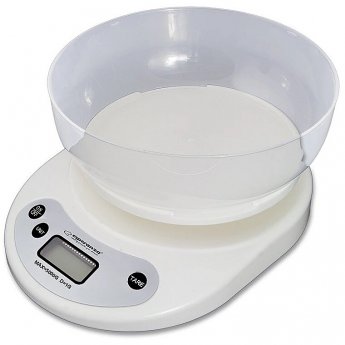 Esperanza KITCHEN SCALE WITH BOWL COCONUT