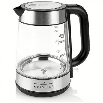ETA Crystela, Stainless steel/Black