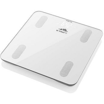 ETA Personal Scale Vital Fit ETA678190000 Body analyzer, Maximum weight (capacity) 180 kg, Accuracy 100 g, Body Mass Index (BMI) measuring, White