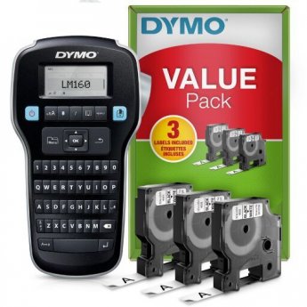 Etiķešu printeris DYMO LabelManager 160 (+ 3 sloksnes)