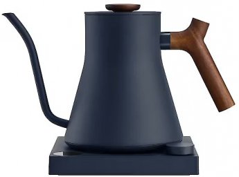 Fellow Czajnik elektryczny Fellow Stagg EKG PRO 900ml stone blue z orzechową rączką