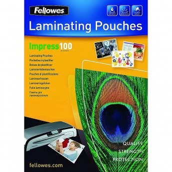 Fellowes Laminating Pouch 100µ, A4, 100pcs