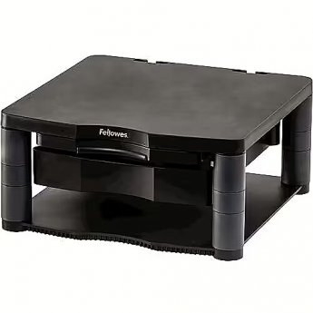 Fellowes Monitor stand with drawer, up to 21"