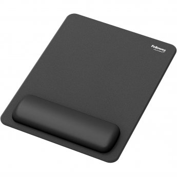 Fellowes MOUSE PAD WRIST REST XL/BLACK