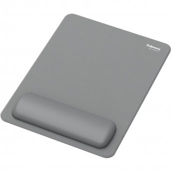 Fellowes MOUSE PAD WRIST REST XL/GREY