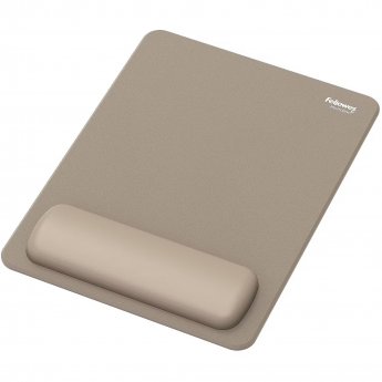 Fellowes MOUSE PAD WRIST REST XL/SAND