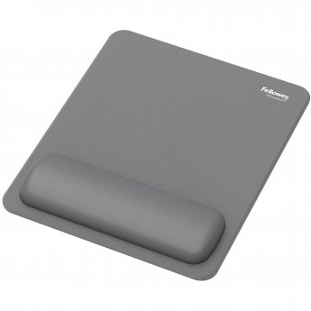 Fellowes MOUSE PAD WRIST REST/GREY