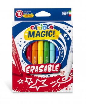 Flomasteri CARIOCA MAGIC, 9gab. + 1 burvju marķieris