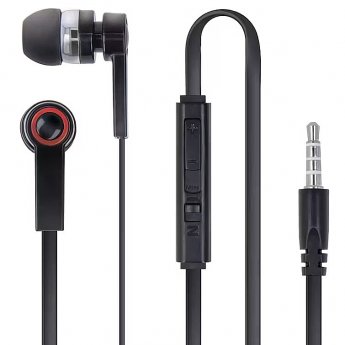 Forever Mega Bass Universal Headphones With Microphone Black