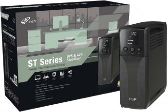 Fortron FSP Fortron ST 1200 Black 1200VA 720W 4x Schuko AVR Line-Interactive UPS