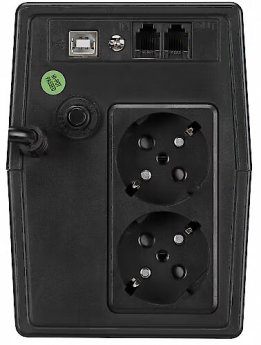 Fortron UPS FP1000 1000VA 600W 230V SCHUKO*4 12V/7Ah*2 BLACK FSP EU