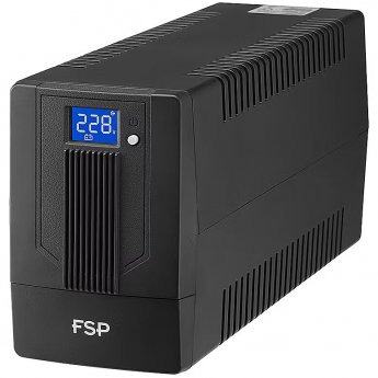 FSP iFP800 Line-interactive UPS 800VA.480W.SCHUKO*2.12V/9AH*1.LCD VERSION .230V