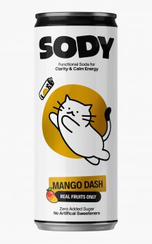 Funkcionāls dzēriens SODY Mango, 0.33l (DEP)