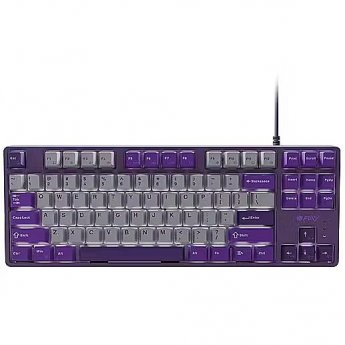 Fury Kanabo K2 Gaming Keyboard US white backlight mechanical grey-purple
