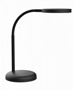 Galda lampa MAULjoy LED, melna, apaļa