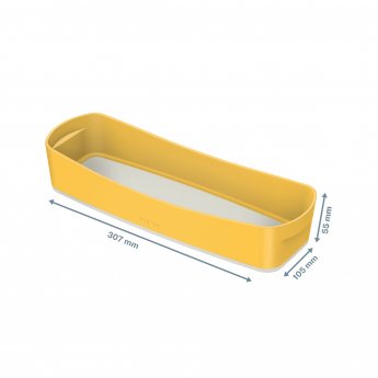 Galda organizators Cosy L MyBox, silti dzeltenā krāsā