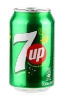 Gāzēts dzēriens 7UP Citronu-Laima, bundžā, 0.33l