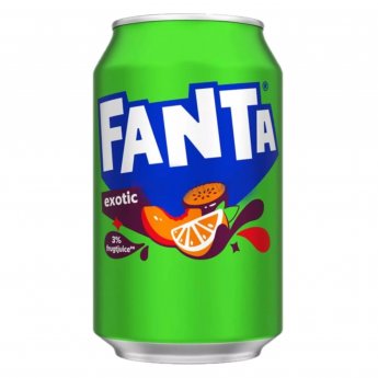 Gāzēts dzēriens FANTA Exotic, bundžā, 0.33l (DEP)