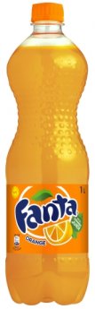 Gāzēts dzēriens FANTA Orange, PET, 1 l